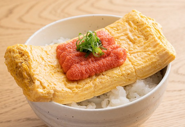 ▼明太子のせ「京だし巻丼」