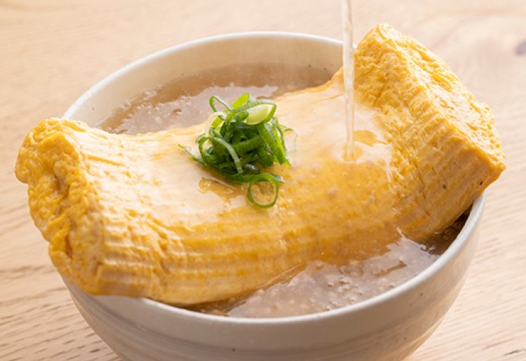 ▼鶏そぼろ金あんかけ「京だし巻丼